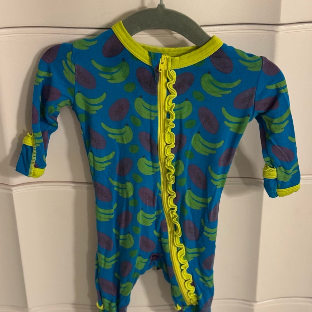 Kickee Pants 0-3 Month Footed Sleeper - Ultra Soft Bamboo